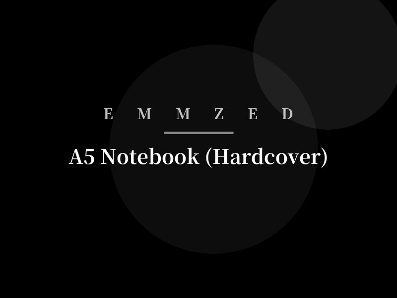 A5 Notebook (Hardcover)