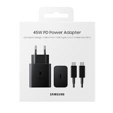 Samsung 45W Super Fast Charger — PD Adapter + 5A Cable
